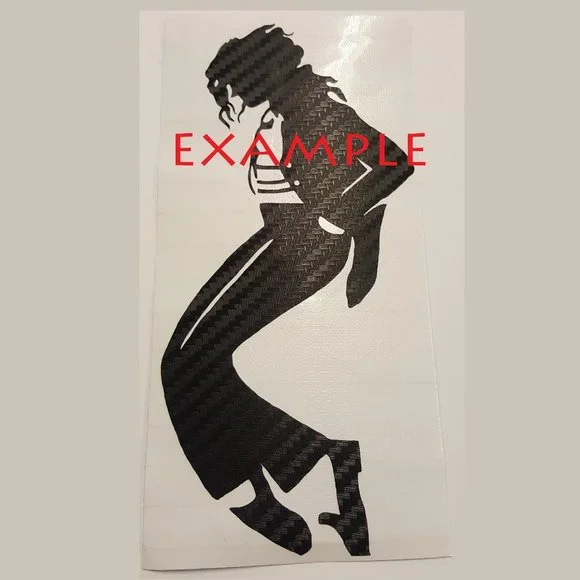 4 Pack Dinosaur Sticker Black Carbon Fiber Vinyl Decal Logo Laptop Window - Picture 5 of 6